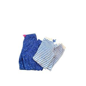 Old Navy & Member's Mark Kids Pajama Bottoms 10/12 & XL (14-16) Blue & White Pol